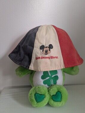 Vintage Original Disney Kids Mickey Colorblock Bucket Hat - Red, Cream, Black